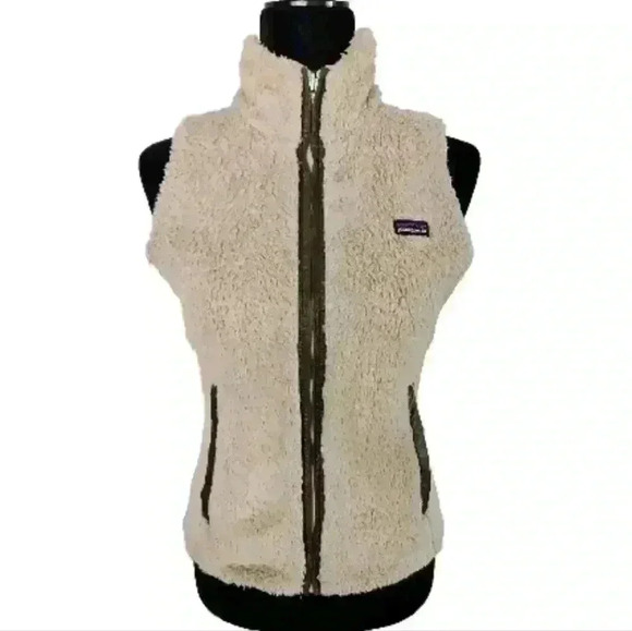 Patagonia Womens Taupe Reversible Los Gatos Vest XS - Picture 1 of 14